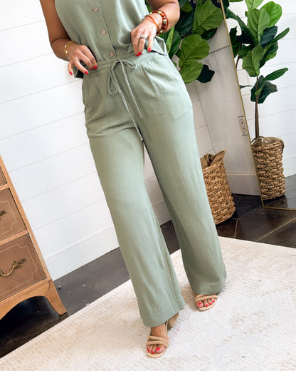 Meadow Muse Linen Top + Pants Set