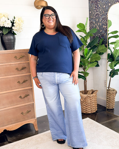 Dear Scarlett  Zenim High Rise Wide Leg Pants