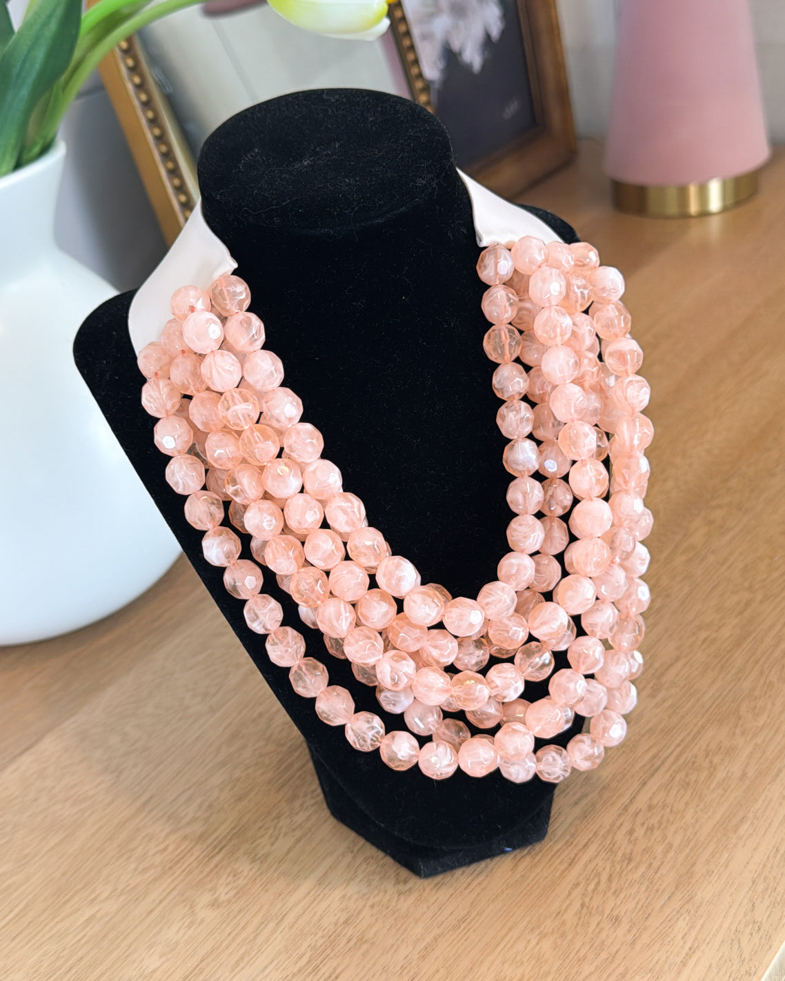 Coastal Glow Beaded Magnetic Necklace