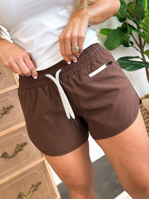Courtside Cutie Drawstring Lined Shorts