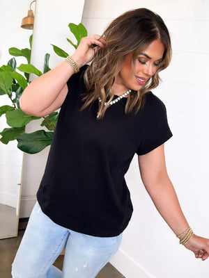 Timeless + True Cuffed Dolman Sleeve Tee