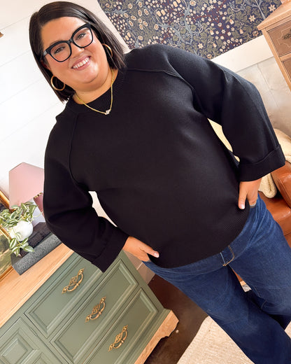 Cool Intentions Wide Raglan Sleeve Sweater