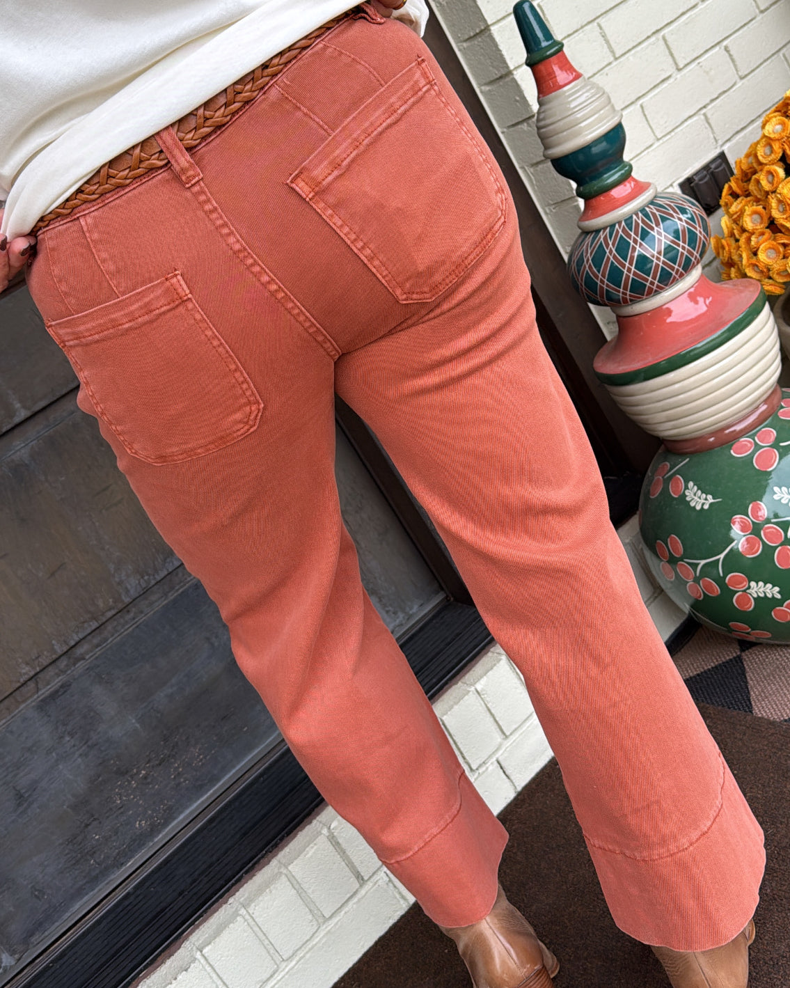 Zenana Denim | Garrett Mid Rise Crop Wide Leg Jeans