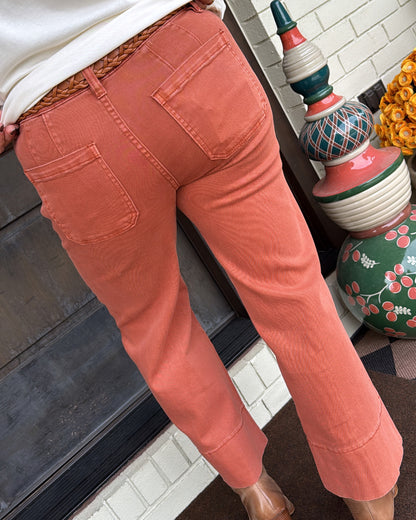 Zenana Denim | Garrett Mid Rise Crop Wide Leg Jeans