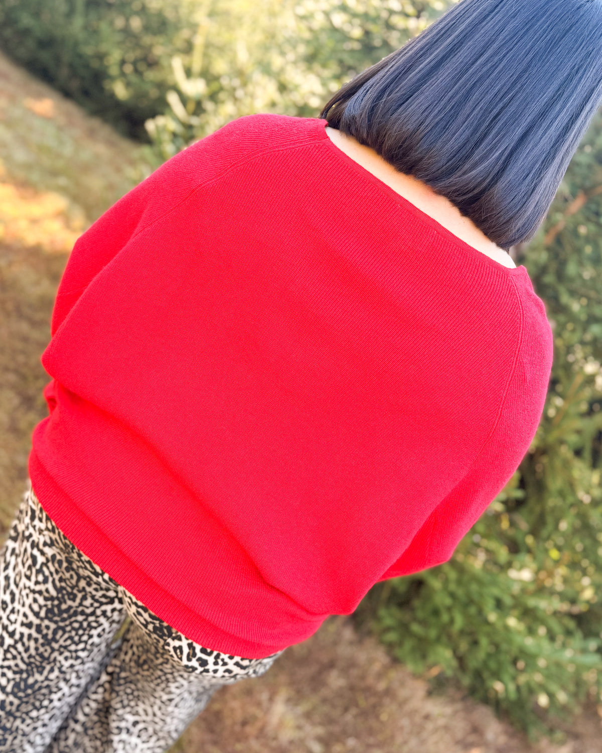 Seasons Of Life Ribbed Batwing Sleeve Sweater