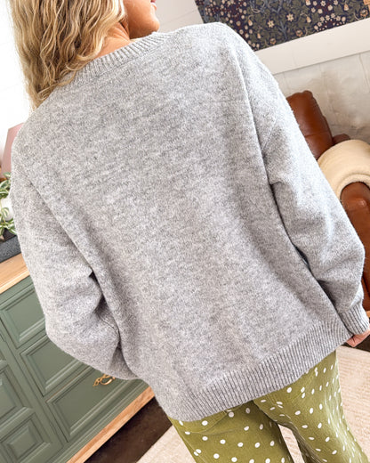 Woodland Mallard Duck Knit Sweater