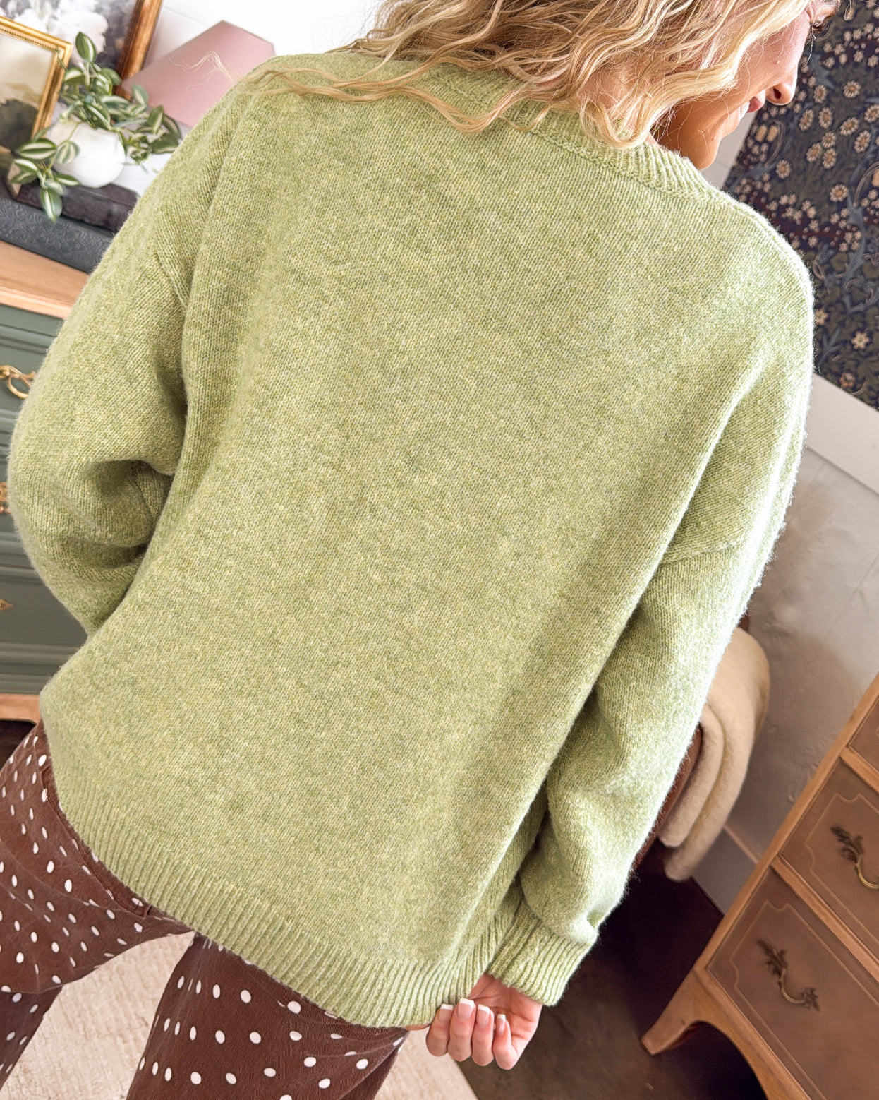 Woodland Mallard Duck Knit Sweater