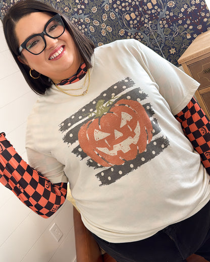 Polka Dot Pumpkin Graphic Tee