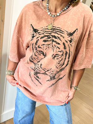 Tiger Face Graphic Tee