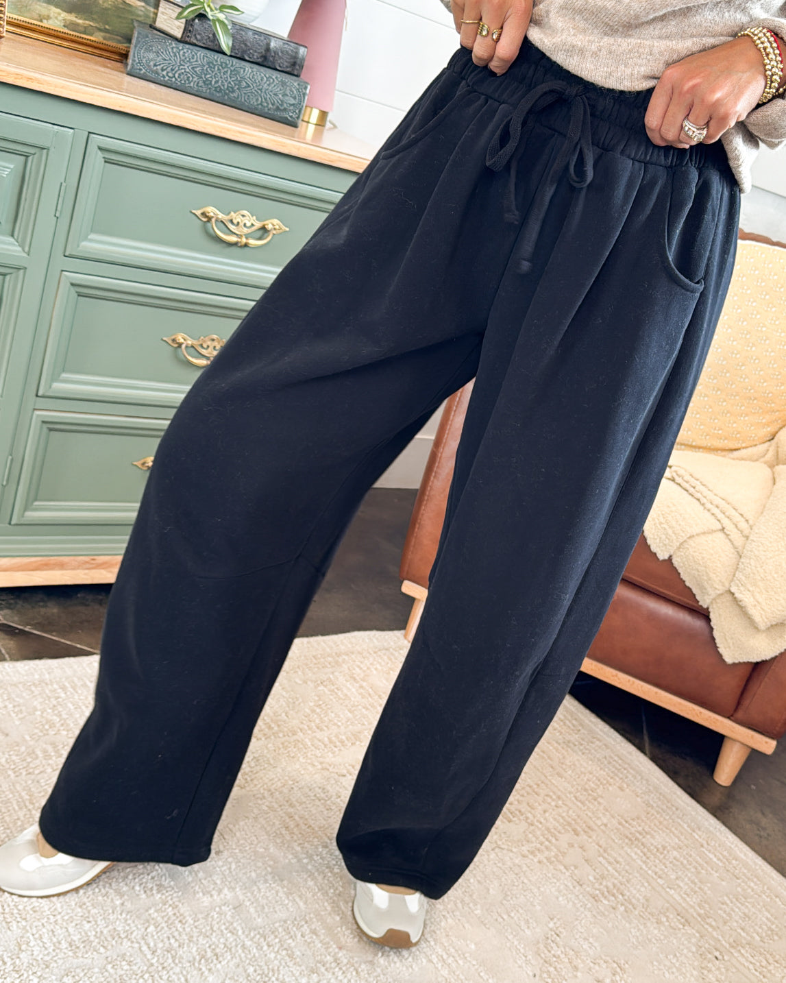 Comfort Club Drawstring Barrel Sweatpants