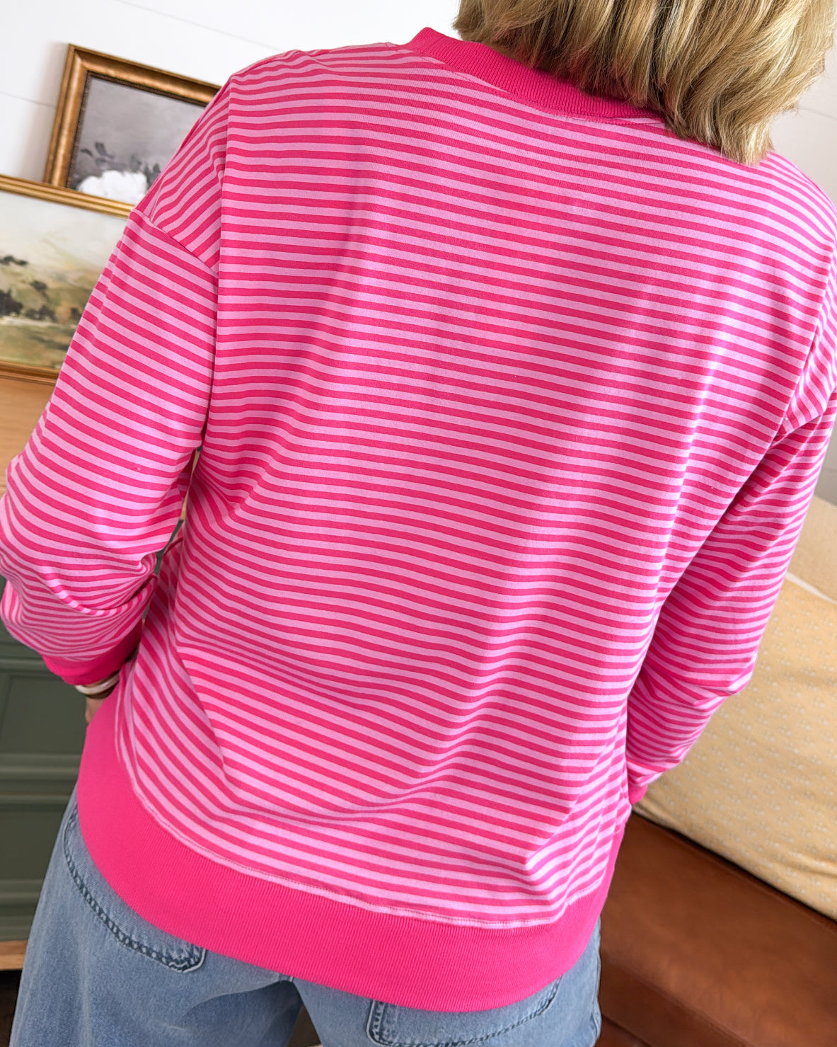 Good Times Striped Top Stitch Top