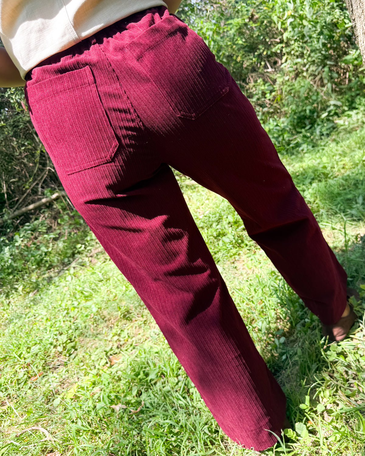 Santa Fe Corduroy Crop Wide Leg Pants