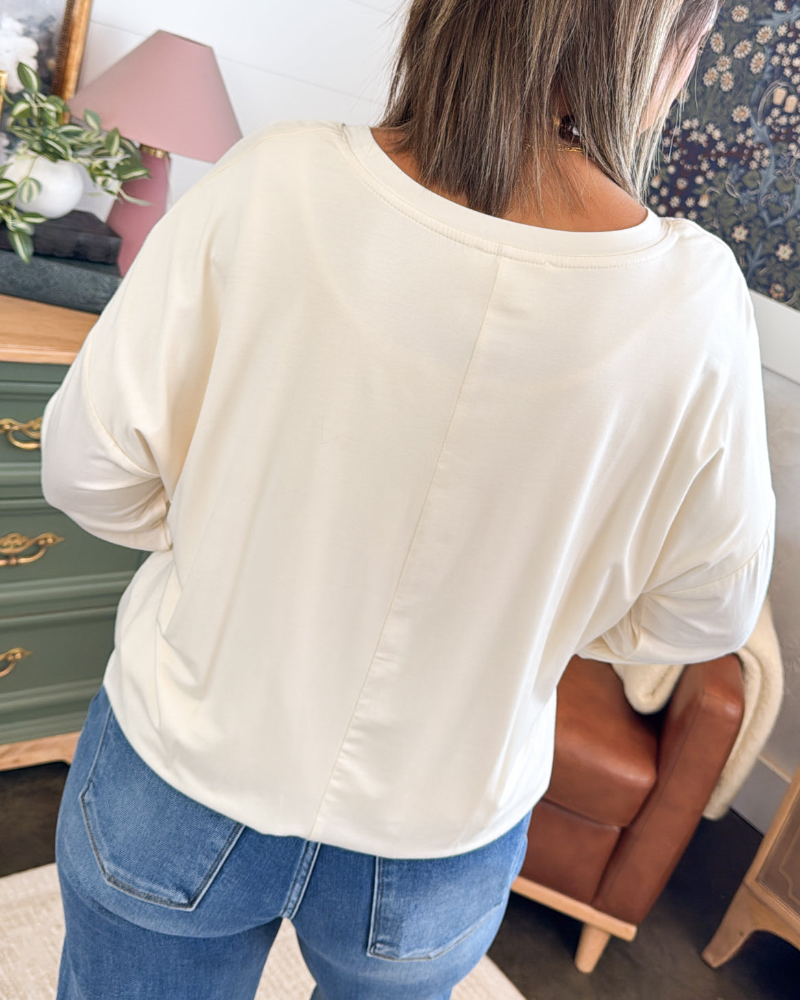 Simply Soft Bamboo Bubble Hem Top