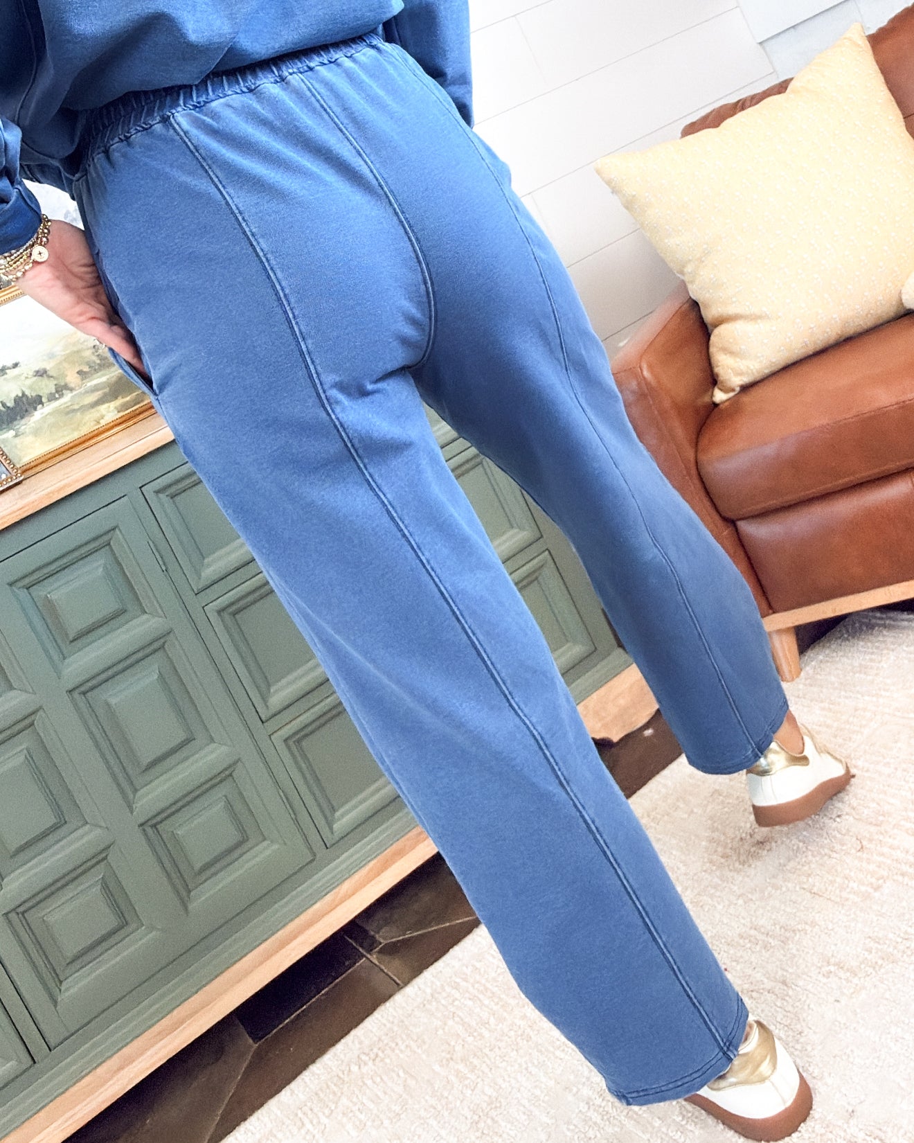 Courtside Club Washed Pullover + Pants Set