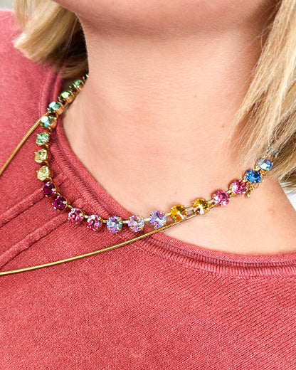 Kaleidoscope Dreams Rhinestone Necklace