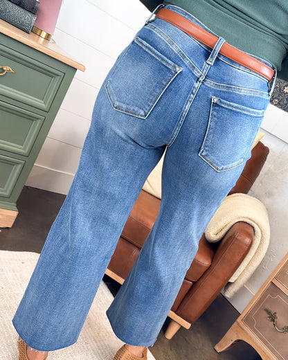 Marlowe High Rise Seamed Wide Leg Pants
