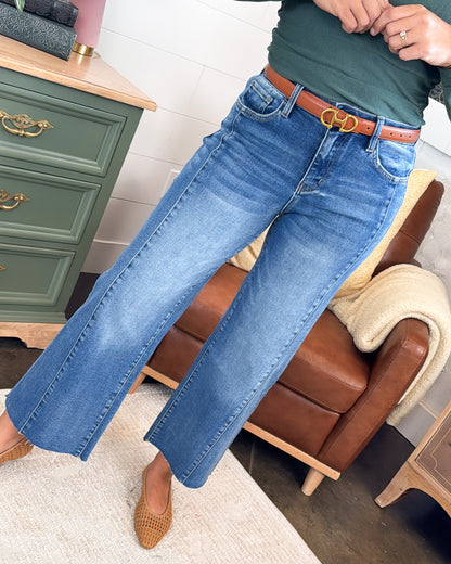 Marlowe High Rise Seamed Wide Leg Pants