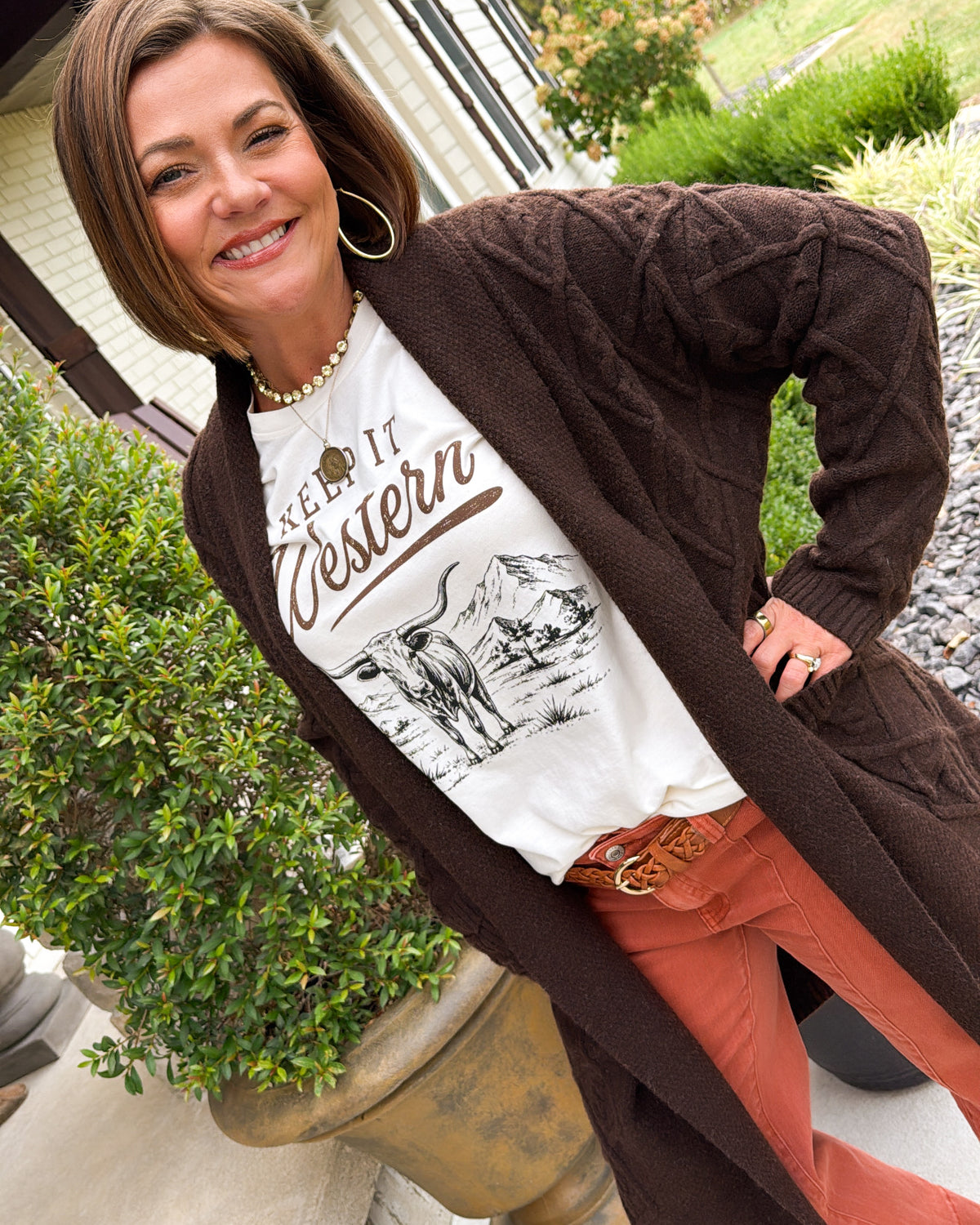 Maybelline Mixed Knit Longline Sweater Cardigan