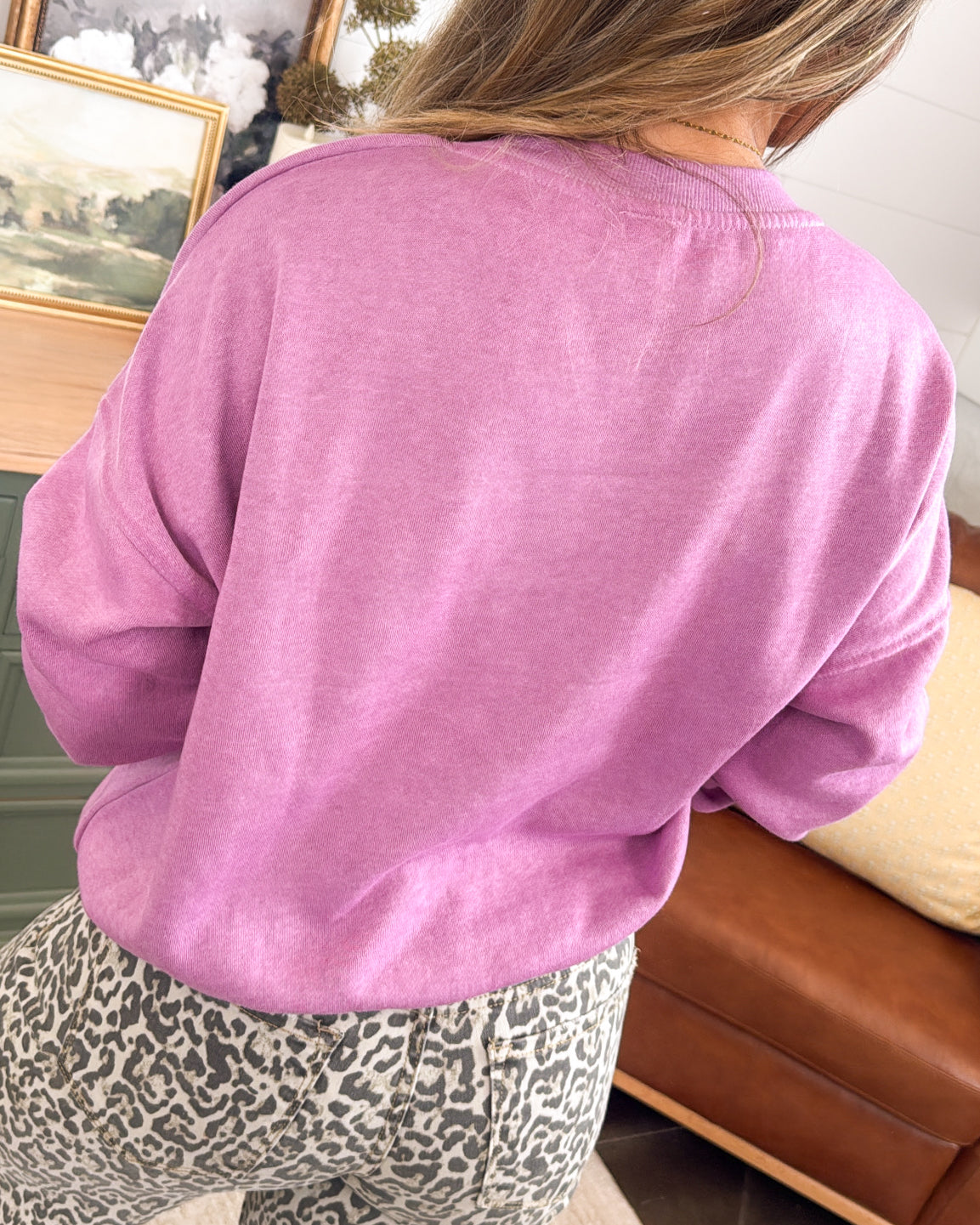 Saturday Reset Burnout Top Stitch Pullover
