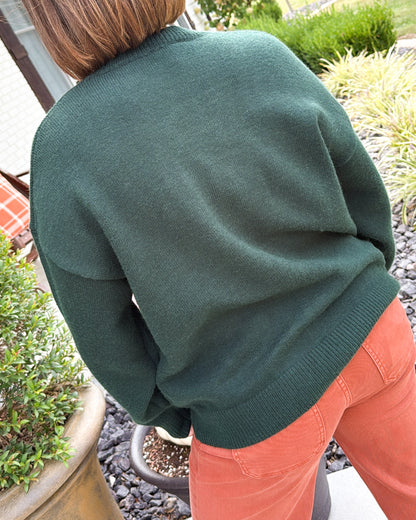 Hold Your Horses Cowboy Knit Graphic Sweater