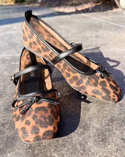 Lavene Mesh Mary Jane Flats