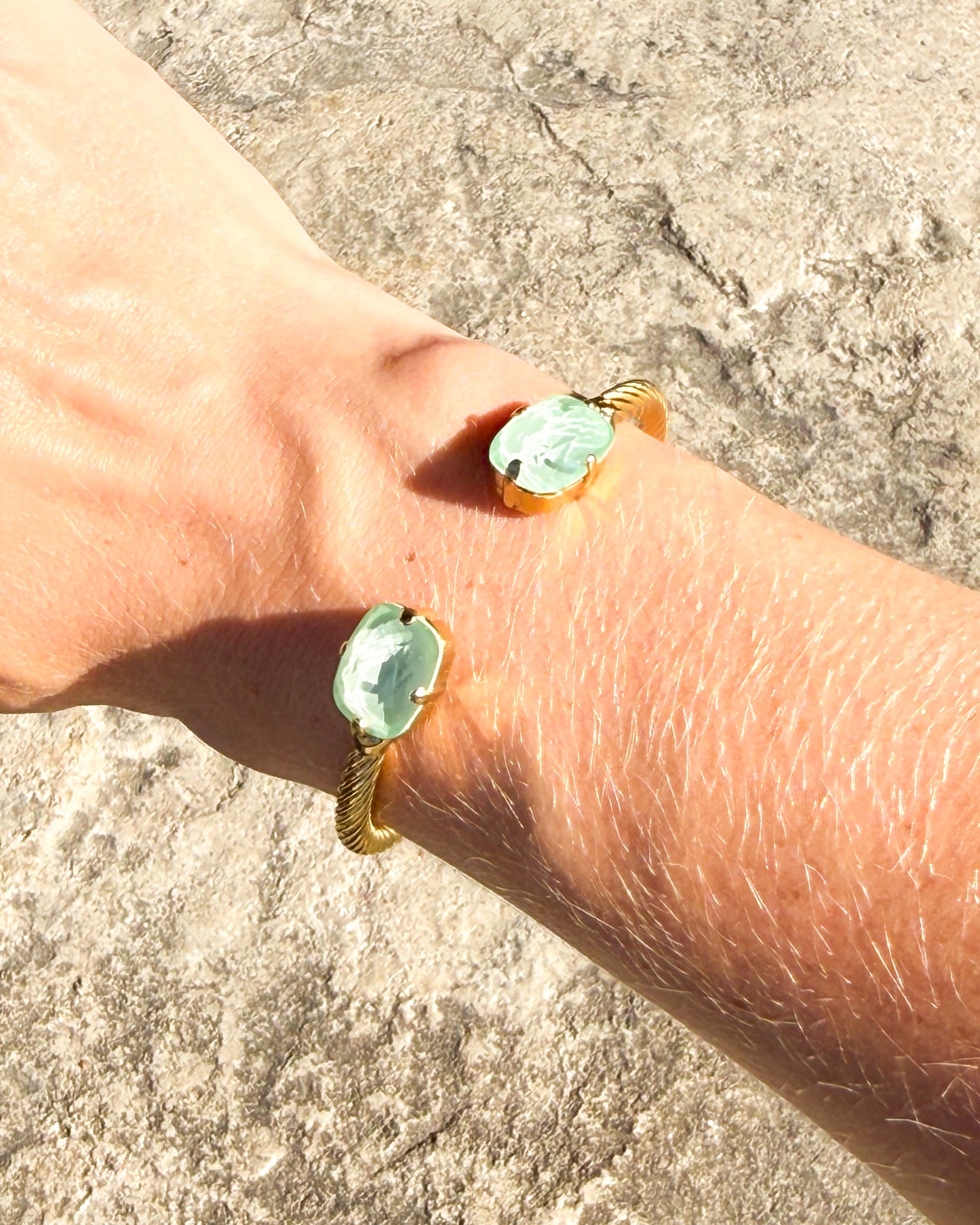 Charlotte Cushion Cut Cuff Bracelet