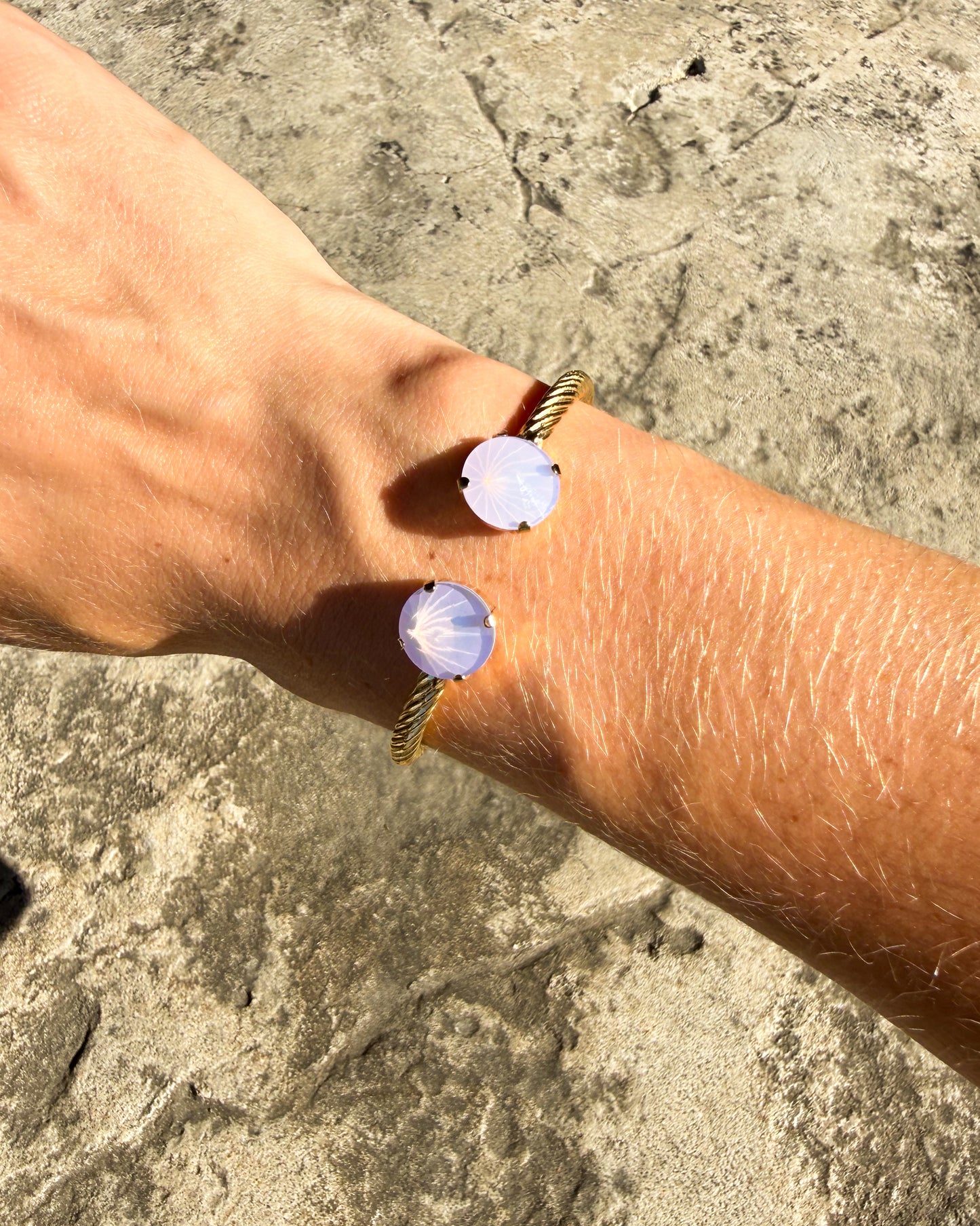 Charlotte Round Cut Cuff Bracelet