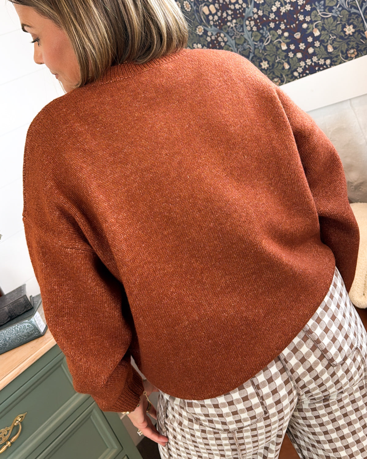Pumpkin Spice Doodle Dog Knit Sweater