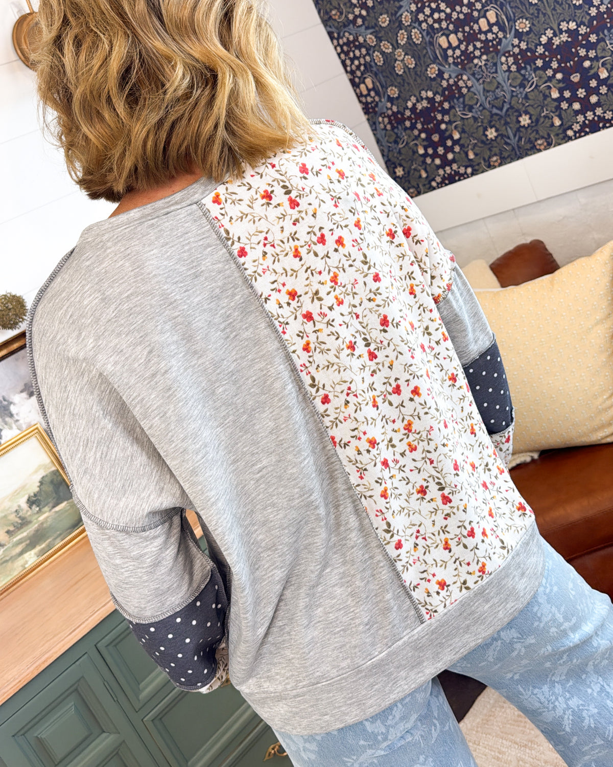 Pieced With Love Patchwork Exposed Seam Top