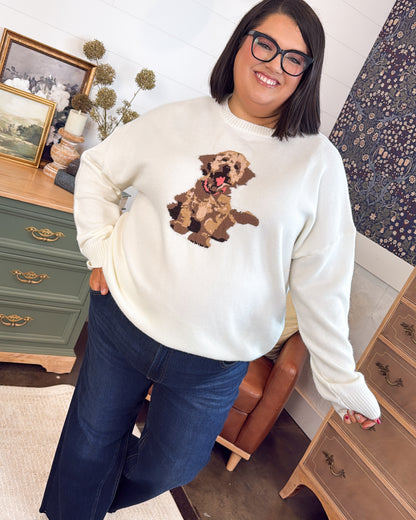 Furever More Puppy Knit Sweater