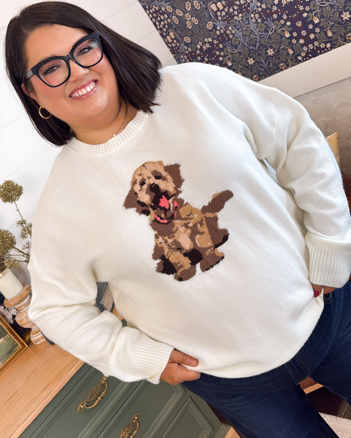 Furever More Puppy Knit Sweater