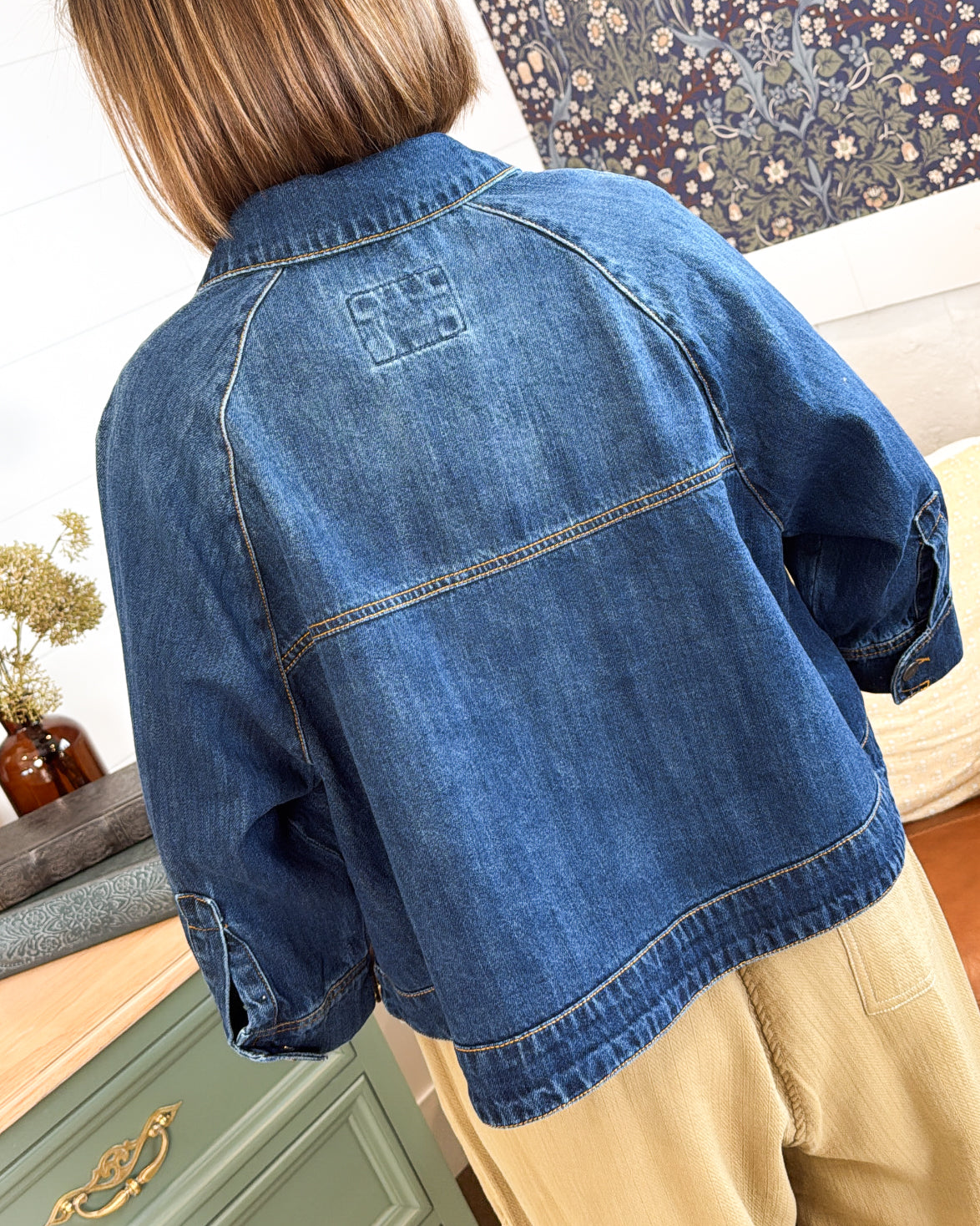 Risen Denim | Francie Cape Style Denim Jacket