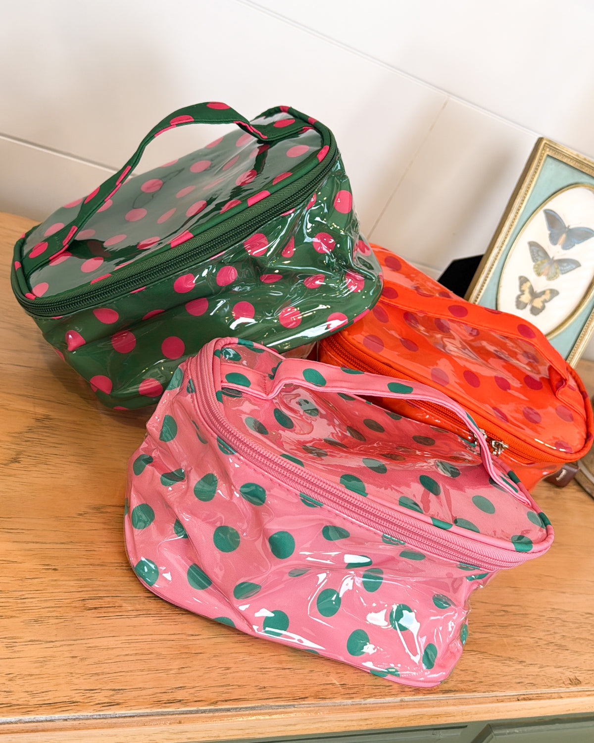 Pretty In Polka Dots Makeup Bag