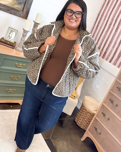 Countryside Ditsy Floral Quilted Jacket