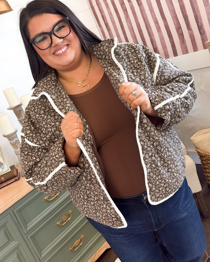 Countryside Ditsy Floral Quilted Jacket