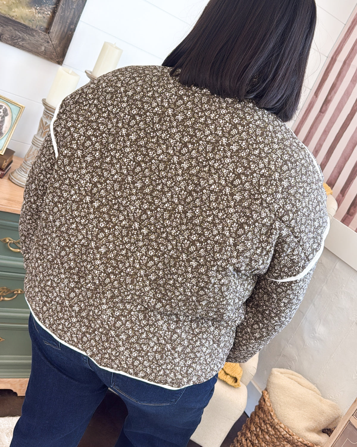 Countryside Ditsy Floral Quilted Jacket
