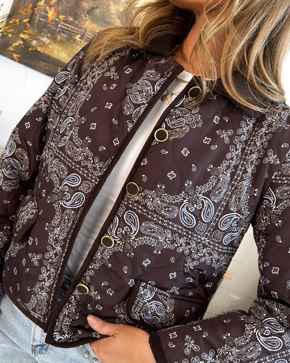 Country Girl Paisley Quilted Jacket