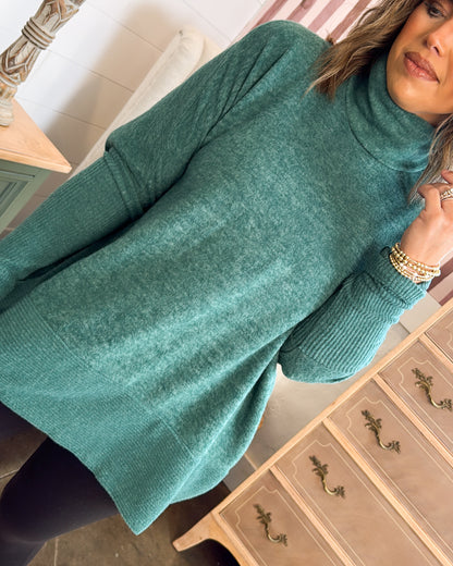 Snuggle Season Brushed Turtleneck Top
