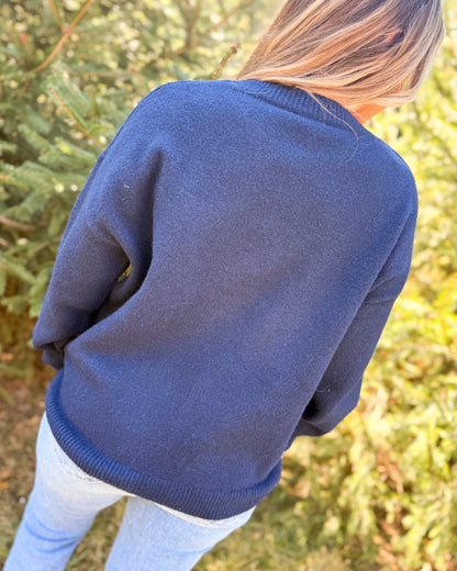 Ski Season Oversized Knit Sweater