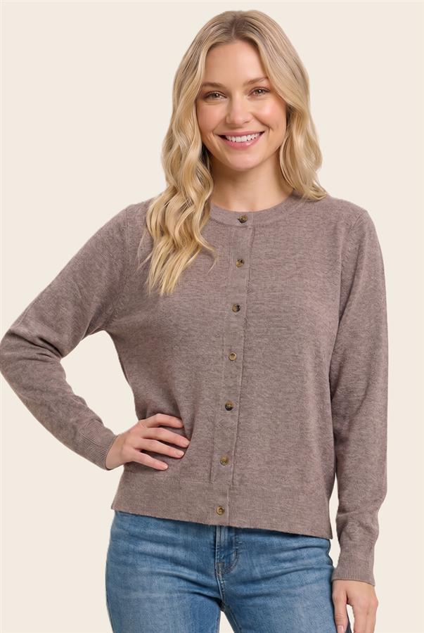 The Heidi Classic Sweater Cardigan