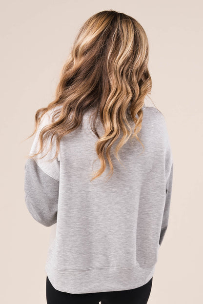 Color Block Henley Pullover