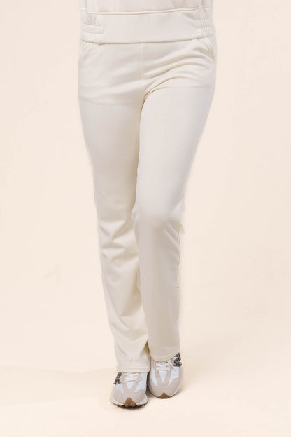 Flat Front Fleece Lined Pants