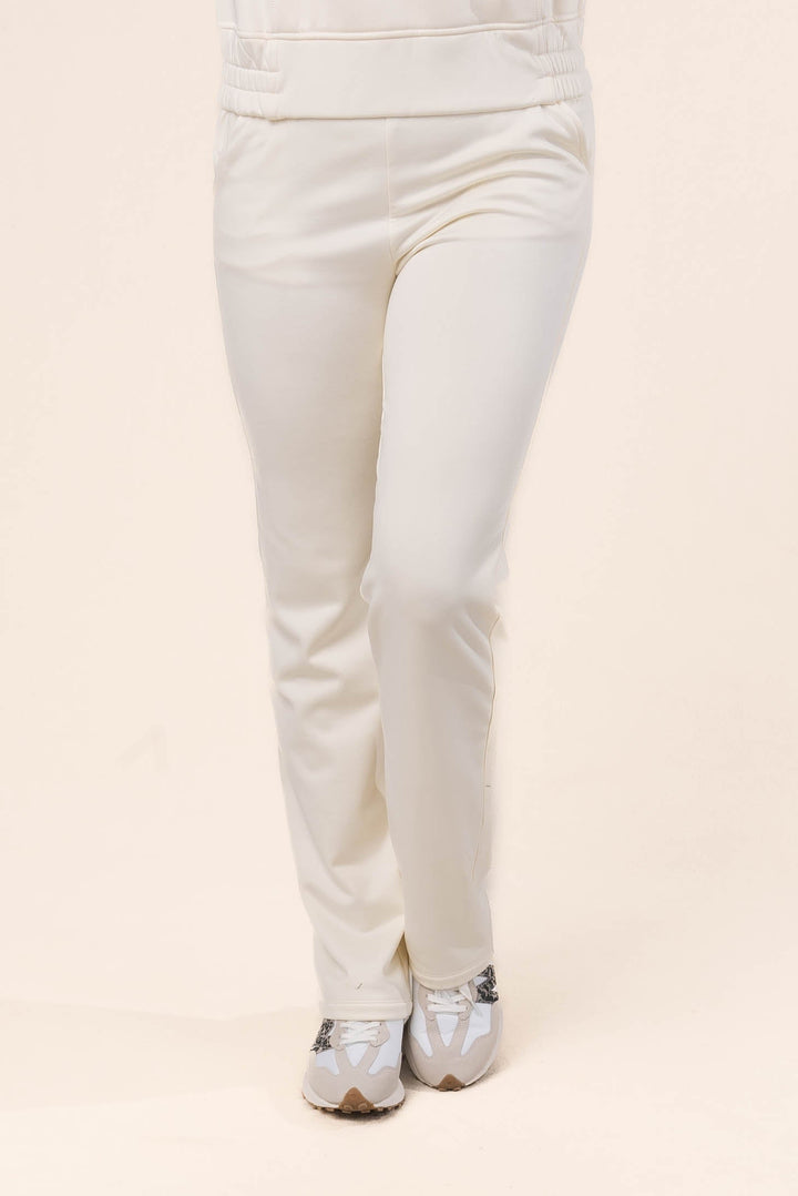 Flat Front Fleece Lined Pants