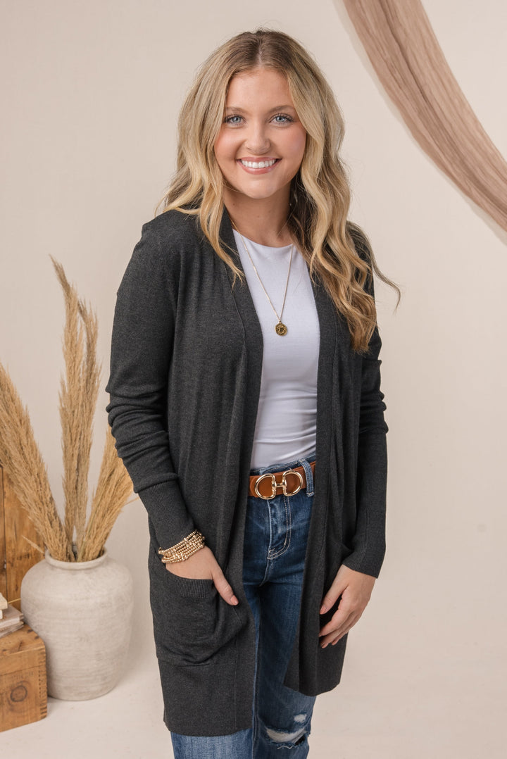 Open Front Sweater Cardigan