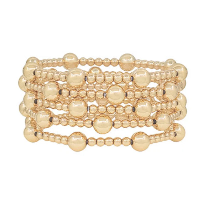 Lovely Layers Mixed Bead Bracelet Set