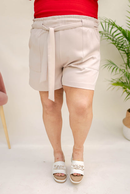 High Waist Front Tie Shorts *Final Sale*