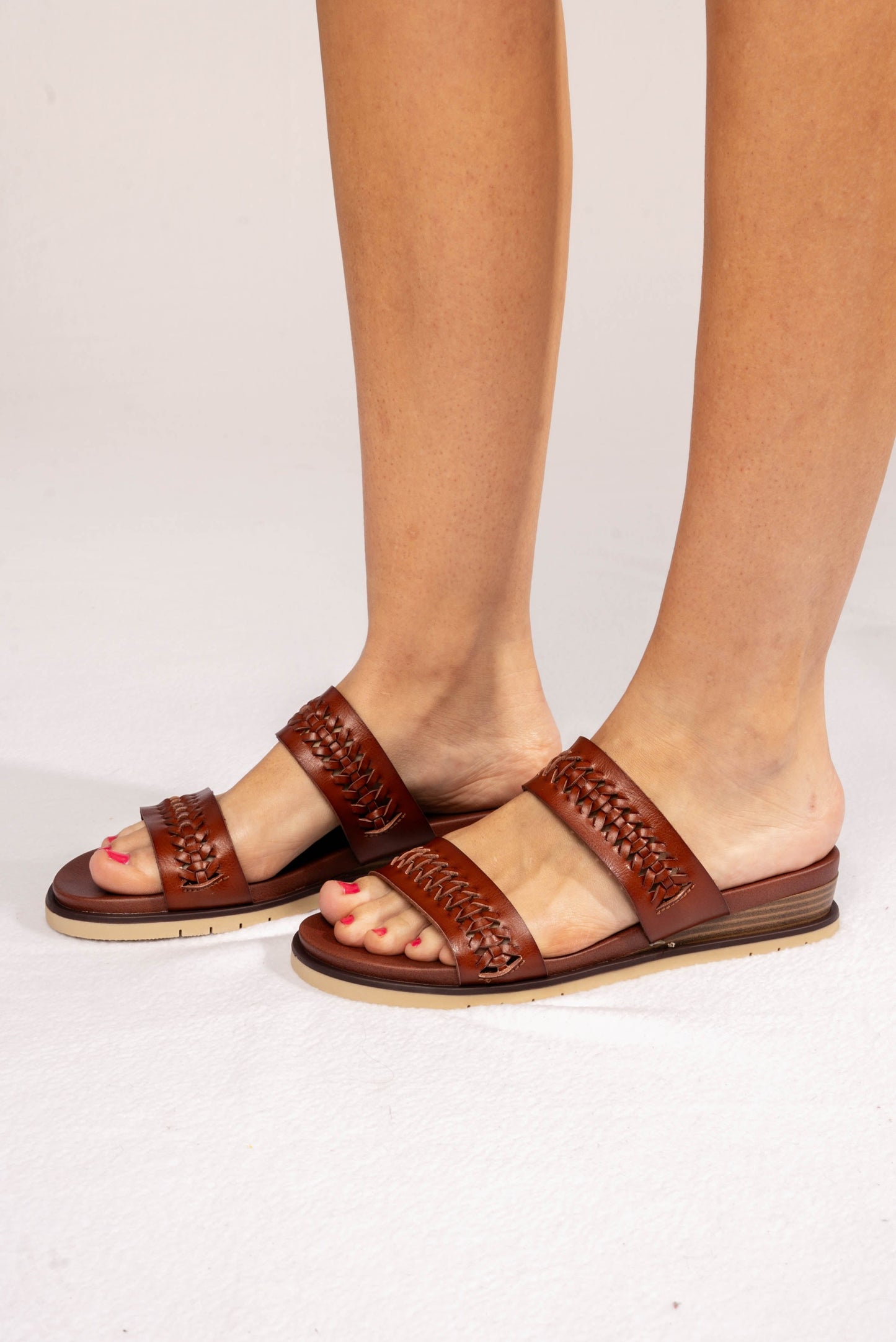 Romaa Wedge Slide Sandal