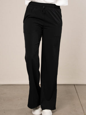 Toggle Waist Split Hem Lounge Pants