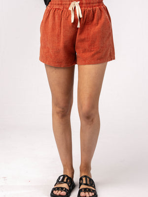 Twill Drawstring Shorts *Final Sale*