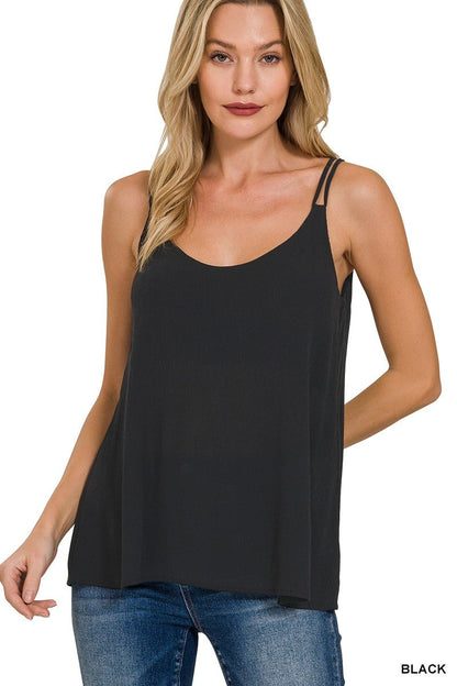Crinkle Knit Cami Top *Final Sale*